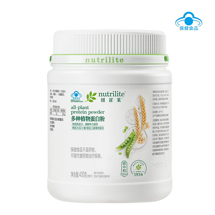 纽崔莱&reg;多种植物蛋白粉400克[优质植物蛋白质]